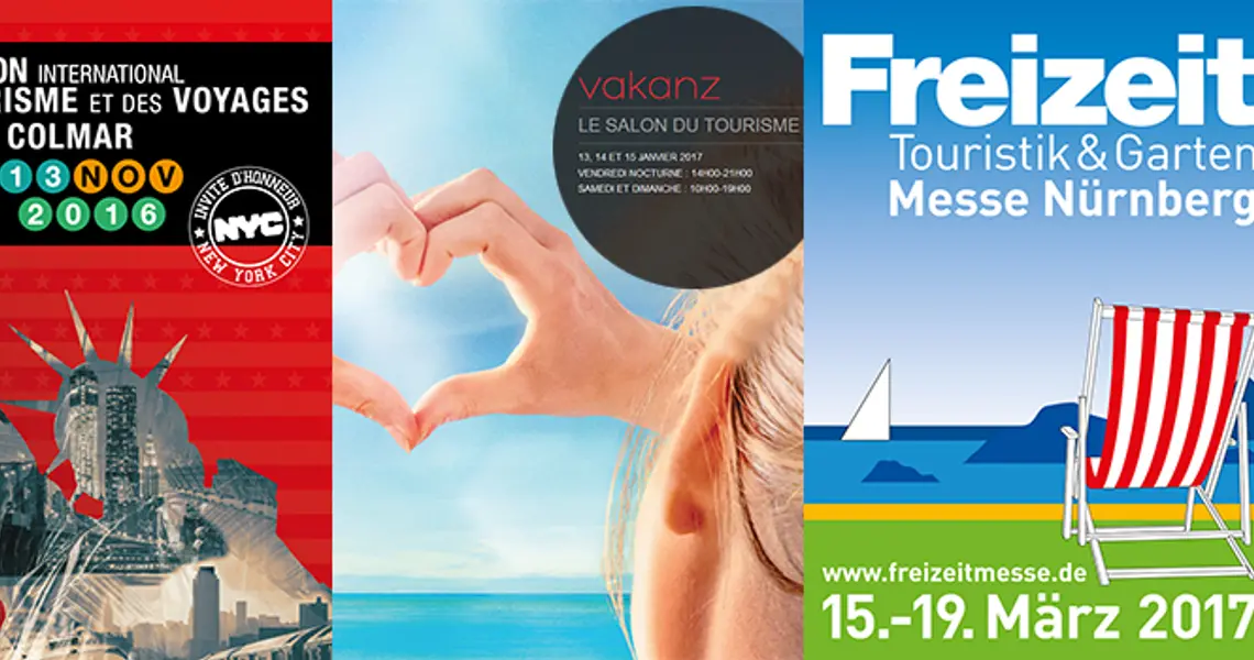 Foire du Tourisme de Colmar, Foire du Tourisme de Luxemburg et Foire du Tourisme à Nuremberg Foire du Tourisme de Colmar, Foire du Tourisme de Luxemburg et Foire du Tourisme à Nuremberg