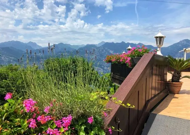 Winterpanorama - Malcesine - Hotel Querceto